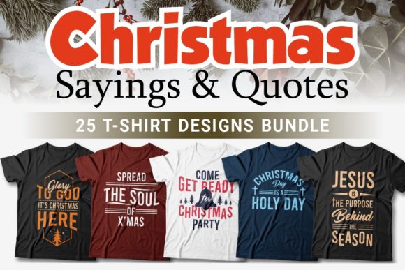 Christmas Quotes T-Shirt Bundle: Embroidery Designer’s Review