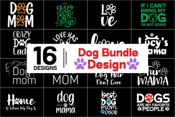 Dog Bundle Graphics for Bold T-Shirt Designs