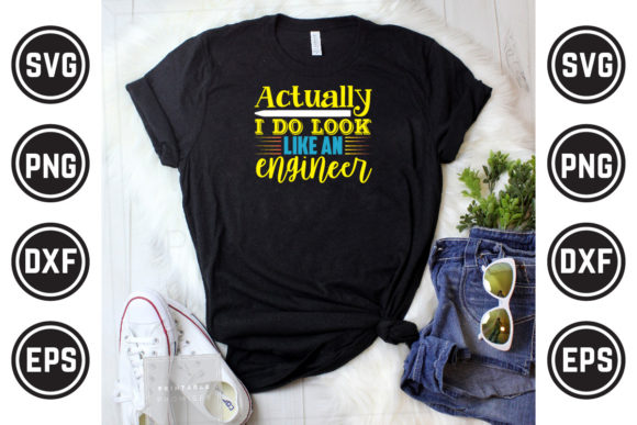 Engineer SVG T-Shirt Design 19: Graphics for Print Templates