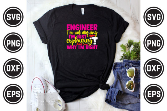 Engineer SVG T Shirt Design 29 Graphics & Print Templates