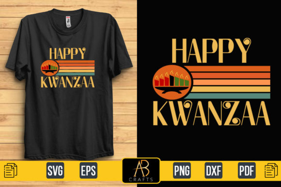 Happy Kwanzaa Quote Shirt: Graphics & Print Templates