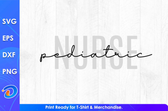 Pediatric Nurse Radiography Svg Files: T-Shirt Graphics