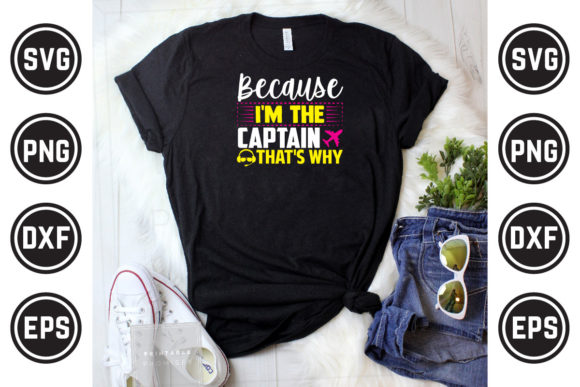 Pilot SVG T-Shirt Design 17: Graphics & Print Templates